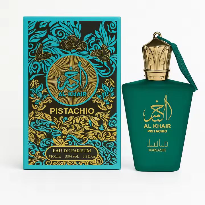 AL KHAIR PISTACHIO Arabe Eau de Parfum Unisex 100ml Montage Brands Colonia Mujer Hombre - 1