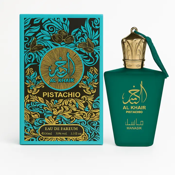 AL KHAIR PISTACHIO Arabe Eau de Parfum Unisex 100ml Montage Brands Colonia Mujer Hombre - 1