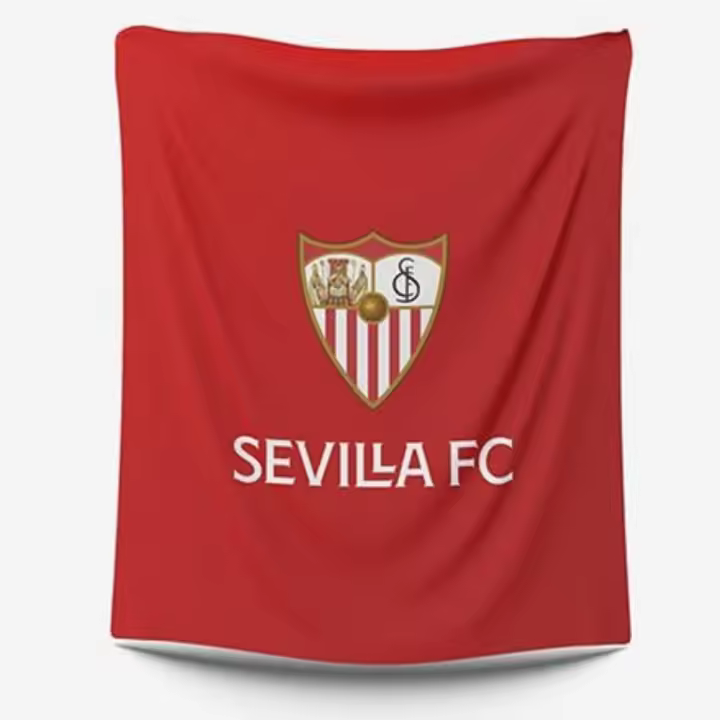 Manta Coralina Estampada Sevilla FC 120x150 Cm - 1