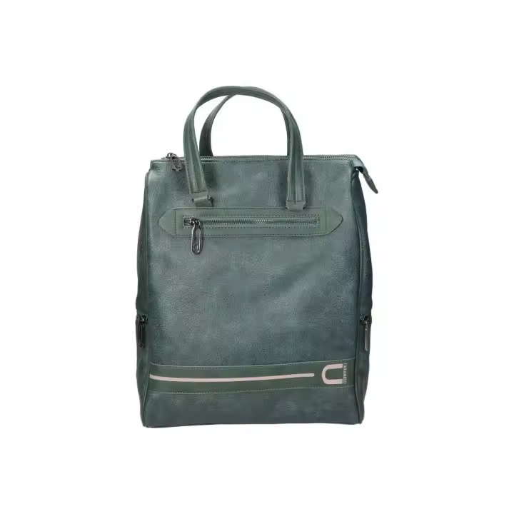 CARAMELO | Mochila Caramelo para Mujer – Mochila Casual en Color Verde – Mochila con Cremallera – Varios Compartimentos – Espaciosa – Polipiel – Moda – Cómoda – Modelo 50545.8 - 1