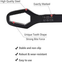 Llave Torx Universal Ajustable 3-17mm Dobles Cabezas Herramienta Manual Para Fábrica Autocerrajería Para Gafas Y Reparación De Bicicletas - details 3