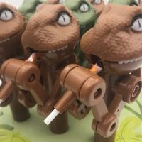 Soporte De Lollipop De Dinosaurio Juguete Robot De Caramelo Almacenamiento Para Niños Antipolvo Regalo Soporte De Pastel Juguete De Niveles De Interés - details 5