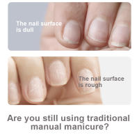 Pulidor de uñas Eléctrico, pulidor de uñas múltiple, pulidor de uñas Eléctrico, Modelo recargable, manicura Blanca - details 2