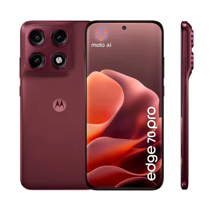 Smartphone Motorola MOTO EDGE 70 PRO 512 GB 12 GB RAM 6,78" 5G Batería 6500 mAh Protección IP68 IP69 Huella bajo pantalla Sonido Dolby Atmos Rojo - 1