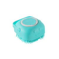 Cepillo De Baño Para Perros Y Gatos Con Dispensador De Shampoo Cepillo De Masaje De Silicona Suave Con Pincel De Goma Herramienta De Aseo Para Mascotas - details 13