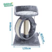 LILI HOME Rascador para Gatitos - Desde Pequeño hasta Grande disponibles en una variedad de modelos y tamaños. Diseñados para satisfacer las necesidades naturales de rascado y juego de los gatos, estos rascadores son tanto funcionales como divertidos. - details 16
