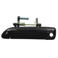 Juego De 4 Manijas De Puerta Exterior Frontales Y Traseras Para Honda Civic 2001-2005 Negro Nuevo Material ABS Para Coche - details 3
