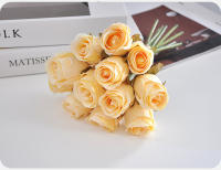 Bouquet De Rosas Rosa De 24CM Decoración Para El Hogar Propiedades Fotográficas Guía De Carretera Para Boda Flores Artificiales - details 22