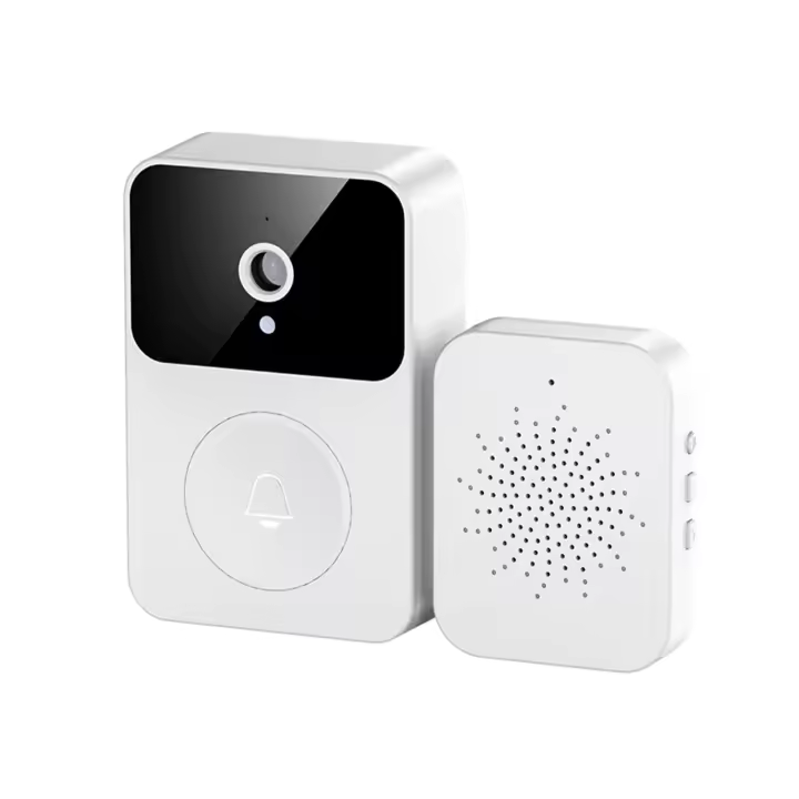 Timbre with video inalámbrico y Timbre-Cámara de Seguridad inteligente - WiFi de 2,4 GHz with cambiador de Voz-Zonas de Movimiento-Bidireccional Audio-Timbre with video Y Cámara - 1