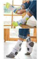 Calcetines De Dedos Deportivos Compresión Absorbentes De Sudor Desodorantes Para Ciclismo Maratón Fitness Outdoor Baloncesto 5 Dedos Hombre - details 2