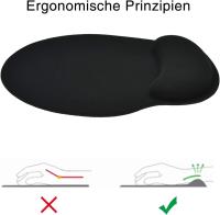 Cojín de ratón con el resto de muñeca del gel, comodidad con el resto de muñeca ergonómico - details 0
