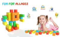Juguetes Magnéticos Para Niños Y Niñas 1.41 Pulgadas Bloques De Construcción Grandes Bloques Magnéticos STEM Regalo Mejor Para Niños Y Niñas - details 0