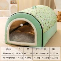 Casa De Perro Invierno Cama Caliente Desmontable Lavable Saco De Descanso Profundo Para Perros Medianos Y Grandes Algodón 100% Estilo Mecánico De Limpieza - details 15