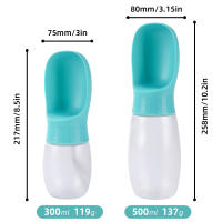Botella De Agua Para Perros Grandes 500ml Portátil Cuenco De Beber Para Perros Pequeños Y Medianos Gatos Viaje Caminata Dispensador De Agua Para Perros Labrador - details 0