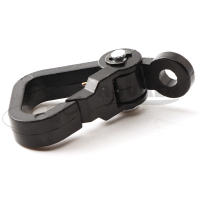 Gancho De Resguardo Para Motocicleta En Aleación De Aluminio Negro Clip De Resorte Para Equipaje Casco Botella Para Motocicleta Scooter Dirt Bike ATV Quad Moto Piezas - details 1