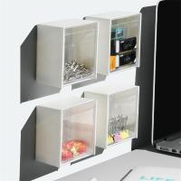 Estante De Pared De Plástico Para Joyería Organizador De Baño Para Maquillaje Almohadillas De Cotonete Cajas De Almacenamiento Para Labiales/Reloj - details 5