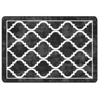 vidaXL Alfombra lavable antideslizante 120x180 cm Color Gris y dorado,  Beige y dorado,  Beige y negro y mas Alfombras de área  Alfombra de Piso para Sala de Estar Dormitorio Habitación Salón - details 5