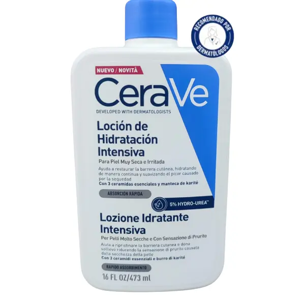 CERAVE LOCIÓN HIDRATANTE INTENSIVA PIEL MUY SECA IRRITADA 473ML - 1