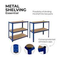 Ociodual Estantería Metálica Essential Azul 875kg - details 2