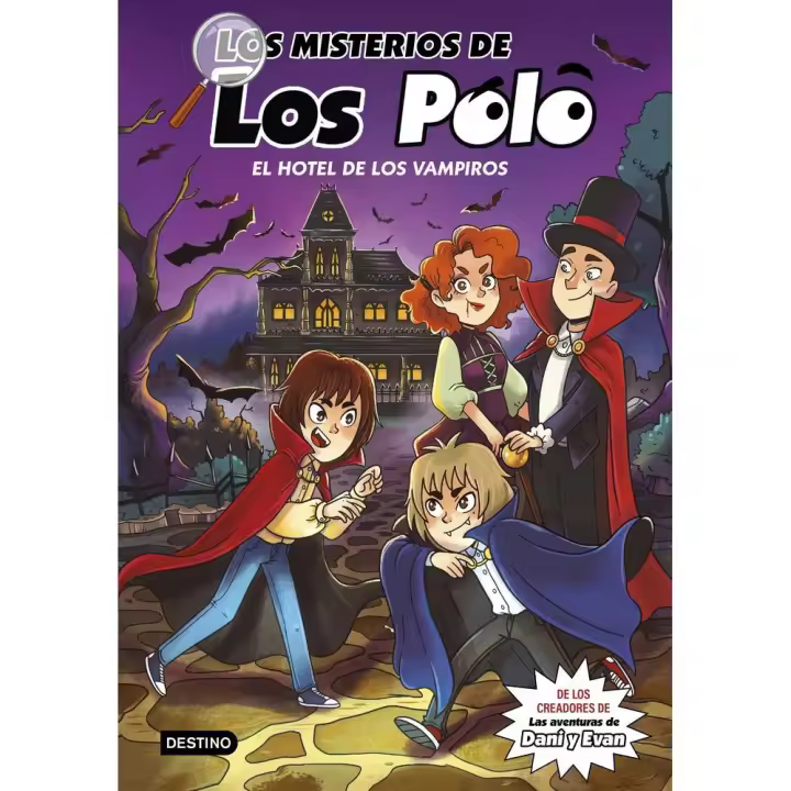 Libro LOS MISTERIOS DE LOS POLO 2 EL HOTEL DE LOS VAMPIROS Editorial DESTINO INFANTIL Y JUVENIL Tapa dura - 1