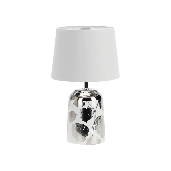 Lampara Mesa Blanco E14 Tela Estilo Moderno SONAL  RABALUX - 1