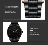 Reloj De Pulsera De Lujo Para Hombre CURREN De Acero Inoxidable Con Movimiento De Cuarzo Manos Luminosas Fecha Automática Estilo Casual - details 8