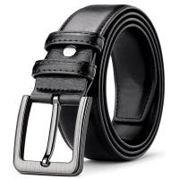 "Cinturones Hombre, Cinturón Hombre Cuero, Hebilla Automatico Ajustable, Cinturones Trinquete para Vestir Pantalones de Traje, Ideal para Trajes, Jeans, Trabajo Casual y de Negocios" - details 0