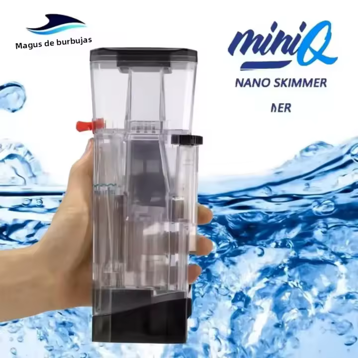 Bubble Magus BM Mini Q Skimmer De Proteína Interno Colgante Tipo Cilindro Para Acuario Marino De 20 Gallones/75L - 1