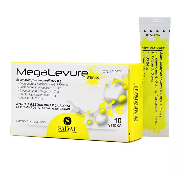 Salvat Megalevure Sabor Plátano | Complemento Alimenticio para el Tracto Intestinal - 1