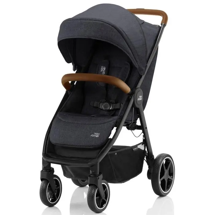 Carrinho de bebé Britax Römer B-Agile R Black Shadow/Brown - 1