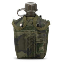 Botella De Agua Para Experiencias Al Aire Libre Y Camping 1L Con Tapa Botella De Sobrevivencia Militar Para Senderismo Y Deportes - details 1