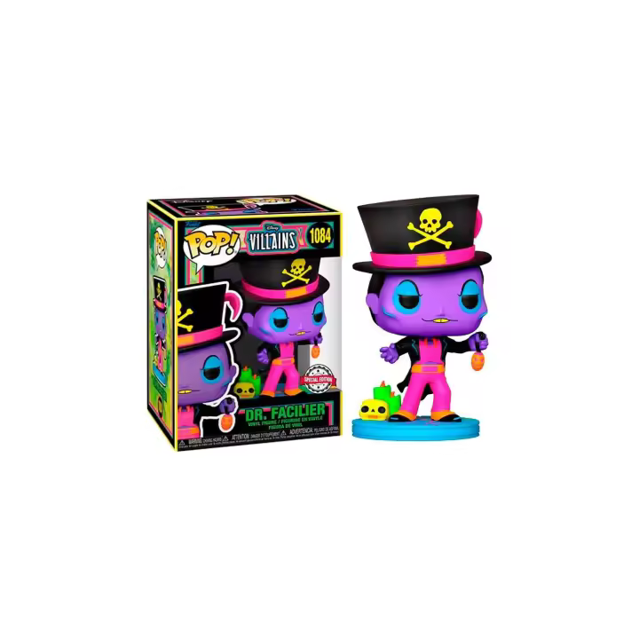 Funko POP Disney Villains Dr. Facilier Black Light Exclusive - 1