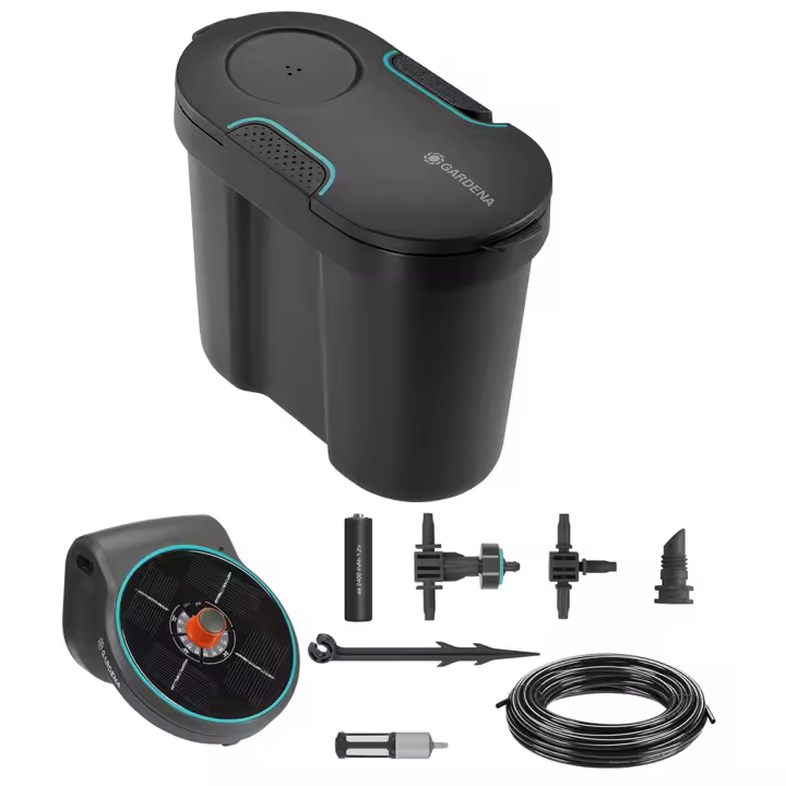 Orework Set Aquabloom con Depósito de Agua y Energía Solar | Riego Automático - 1