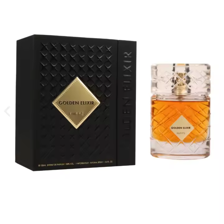 Perfume árabe golden elixir  de riffs en 100 Ml unisex - 1