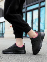 Zapatillas De Correr Para Niños Transpirables Zapatillas Deportivas Para Niñas Ligeras Con Ojos De Malla Negros Para Todas Las Estaciones - details 4