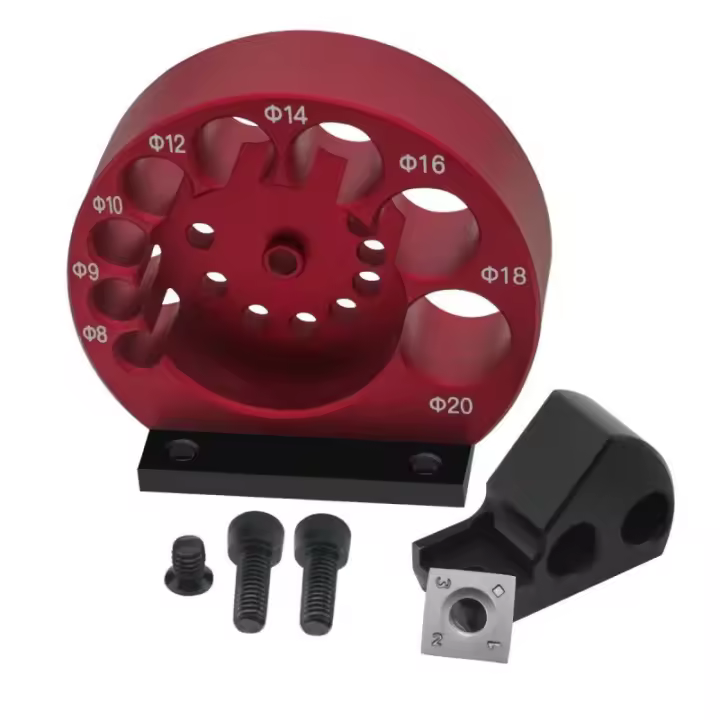 Juego De 8 Agujeros Ajustable Para Hacer Pernos Con Hojas De Carbono Herramienta Auxiliar Para Taladro Eléctrico Y Millado De Madera - 1
