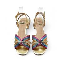 Calzados soraia, sandalias con tacon tacon medio, cierre de hebilla, colores metalizados. - details 25