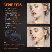 2pcs Bola De Ejercicio Para La Mandíbula 40/5060lbs-toner De Músculo Facial Anti-Edad Levantador De Mentón Y Boca Material De Goma Fitness - details 4