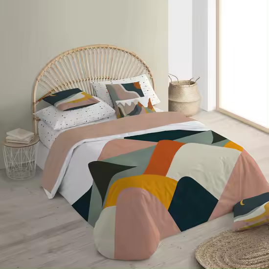 FUNDA NÓRDICA 100% ALGODÓN MODELO SAHARA PARA CAMA DE 80 (140X200 CM.) - 1