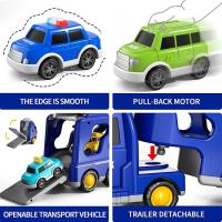 Vehículo De Transporte Con Luz Y Música Para Juguetes De Ingeniería De Protección Contra Incendios De Dos Capas Grande Para Niños - details 14