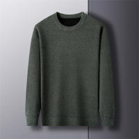 Nueva Suéter De Moda Para Hombres Casual Cuello Redondo Algodón Grueso Otoño Invierno Top Caliente Cómodo Estilo Clásico - details 8