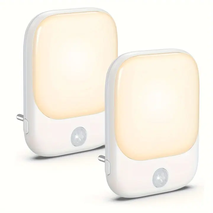 Lámpara De Noche LED Con Sensor De Movimiento Para Habitación Infantil EU Plug Automático De Atardecer a Amanecer Sensor Dimmable Sin Cable Para Armario - 1