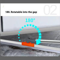 Escobilla De Piso Multifuncional De Silicona Con Mango Retráctil Fregadero Absorbente De Agua Para Ventanas Y Limpieza Del Hogar - details 1