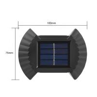 Lámpara De Pared Solar LED Impermeable Para Iluminación Exterior Decoración De Jardín Luz Cálida Luz De Lavadora De Pared - details 7