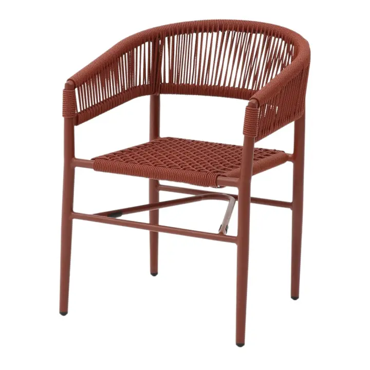 Silla De Cuerda Y Metal Vivian - Misterwils Furniture For Free Souls 57x77x58 - 1