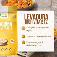 Energy Feelings Levadura Nutricional 1kg, Levadura Nutritiva en Copos Rica en Vitamina B y Proteínas 46%, Nutritional Yeast - details 0