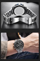 Reloj De Pulsera Deportivo Para Hombre BENYAR 2024 Estilo Casual Lujo Acero Inoxidable Resistente Al Agua Y Al Choque Movimiento Cuarzo - details 27