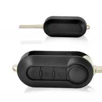 Ociodual Carcasa Llave de Mando 3 Botones Compatible con Fiat 500 Punto Panda Doblò Fiorino Stilo Lancia Citroen Peugeot, Funda Rígida Shell Case Cover - details 4