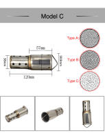 Silenciador De Motocicleta Universal Removible 50.8mm 60mm Con DB Killer Material De Acero Inoxidable Para Escape De Moto - details 4
