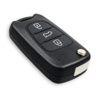 Carcasa De Llave De Coche KEYYOU 10pcs Para Hyundai I30 IX35 I30 I40 Solaris Accent Avante Elantra Verma 3 Botones Flip - details 3